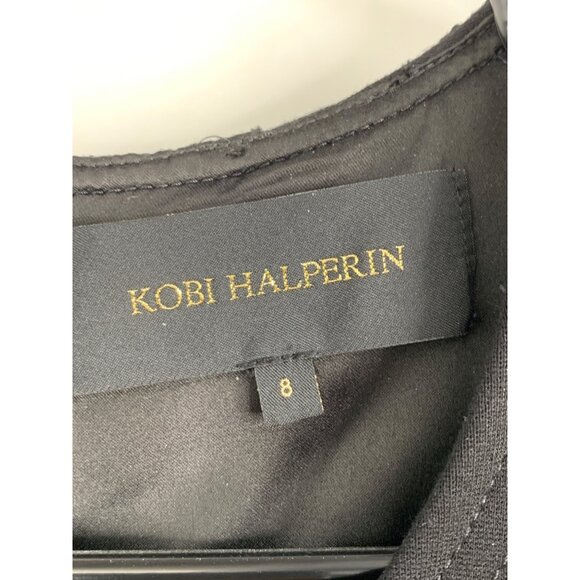 New Kobi Halperin Fit & Flare Dress Black Size 8 M - Picture 12 of 12